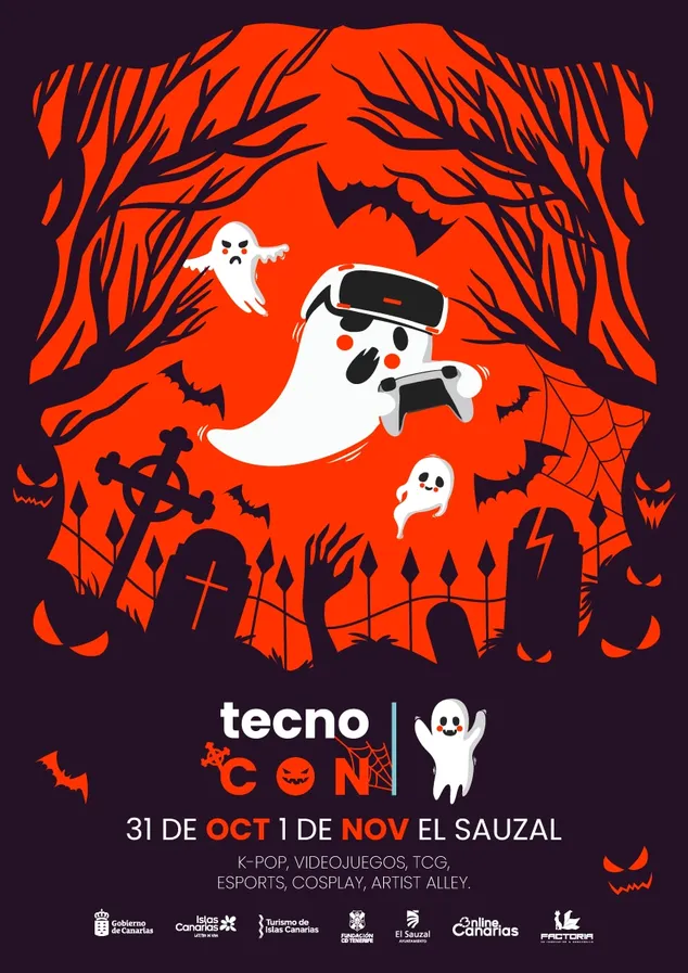 Cartel de TECNOCON El Sauzal 2026, del 31 de octubre al 1 de noviembre